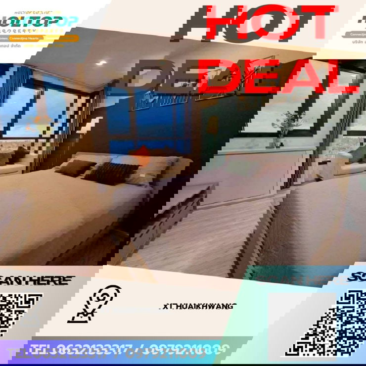 รูป #Z4083💥 120169 🔥ให้เช่าคอนโด XT HUAIKHWANG - รูปที่ 1/10