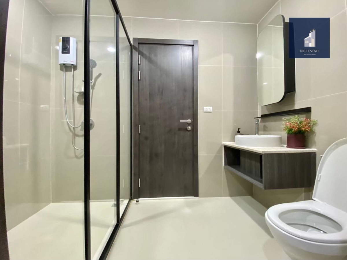 รูป XT Huaikhwang 📍75ม. MRT ห้วยขวาง 1ห้องนอน ชั้นสูง วิวเมือง ใกล้ลิฟท์ - รูปที่ 10/11