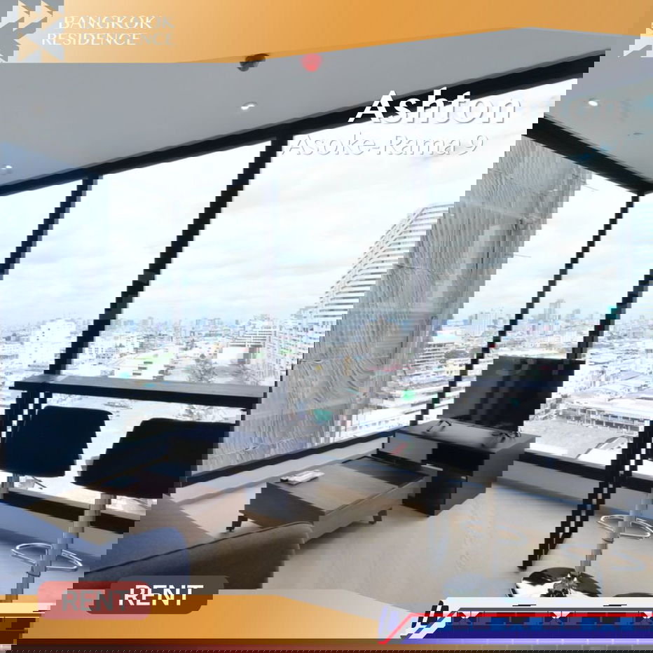 รูป Ashton Asoke-Rama 9 ✨ยูนิตมุม สวย พร้อมวิวโล่ง 🌆 ใกล้ MRT พระราม 9 - รูปที่ 1/8