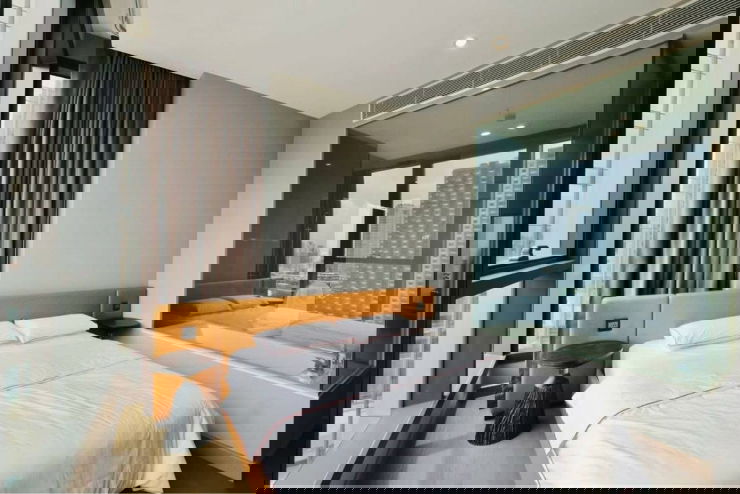 รูป 🔵⚪🔵 "For Rent" << Beautiful Room ,Rare item , Negotiable >> At The esse singha asoke line id:@arunestate 🔵⚪🔵 - รูปที่ 3/17