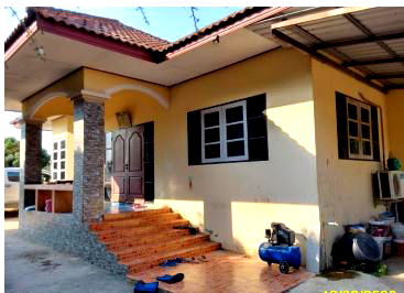 ขายบ้านเดี่ยว : บ้านเดี่ยว เนื้อที่ทั้งหมด 520 ตารางเมตร 7/1 หมู่ 1 หมู่บ้านหนองโสน ตำบลหนองโสน อำเภอเมืองเพชรบุรี เพชรบุรี ราคา 1,579,000 บาท