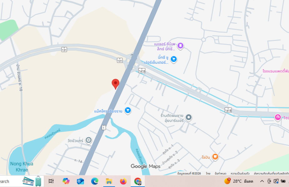 รูป ขายที่ดินเปล่าบ้านดู่ อำเภอเมืองเชียงราย จังหวัดเชียงราย เนื้อที่ 5-2-23.8 ไร่ - รูปที่ 7/7