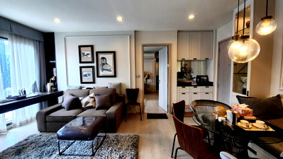 คอนโดให้เช่า : TYPE 1 Bed ใหญ่ 55 ตร.ม. 35k แบบห้องตัวอย่าง พร้อมเข้าอยู่ เอา 1 ห้องนอน 2 ห้องมาต่อกัน