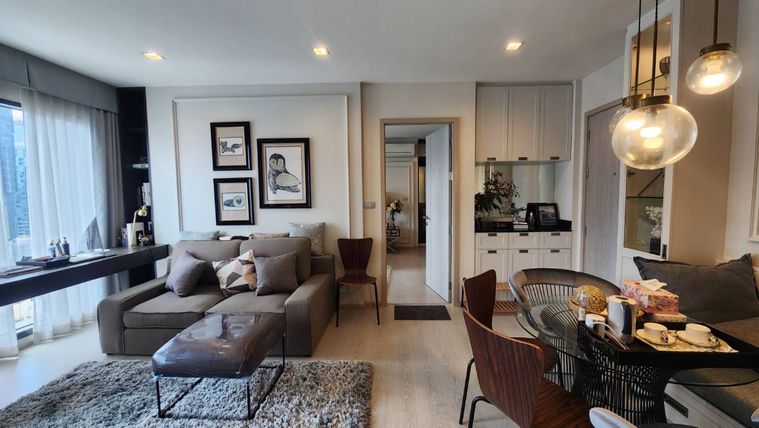 TYPE 1 Bed ใหญ่ 55 ตร.ม. 35k แบบห้องตัวอย่าง พร้อมเข้าอยู่ เอา 1 ห้องนอน 2 ห้องมาต่อกัน