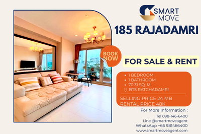 Condos for sale : 🔥 For Sale !! SUPER LUXURY Condominium, high floor, East Facing!! 🔥 Code C20221203144...185 Rajadamri, 1 bed, 1 bath, furnished, Special Deal!!📣📣