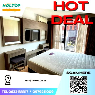 Condos for rent : #Z4103💥 130169 🔥 Condo for Rent: Art @Thonglor 25