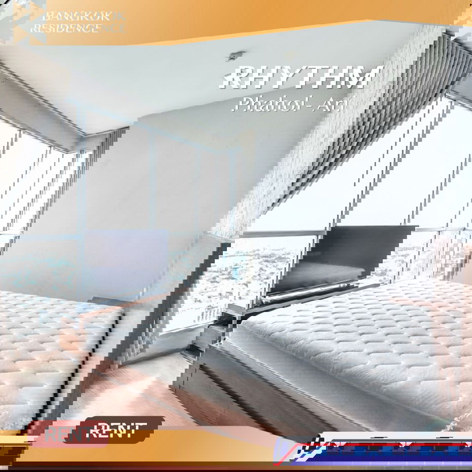 รูป อย่าพลาด! ห้องสวย ✨ Rhythm Phahol - Ari ยูนิตว่าง ใกล้ BTS สะพานควาย - รูปที่ 1/9