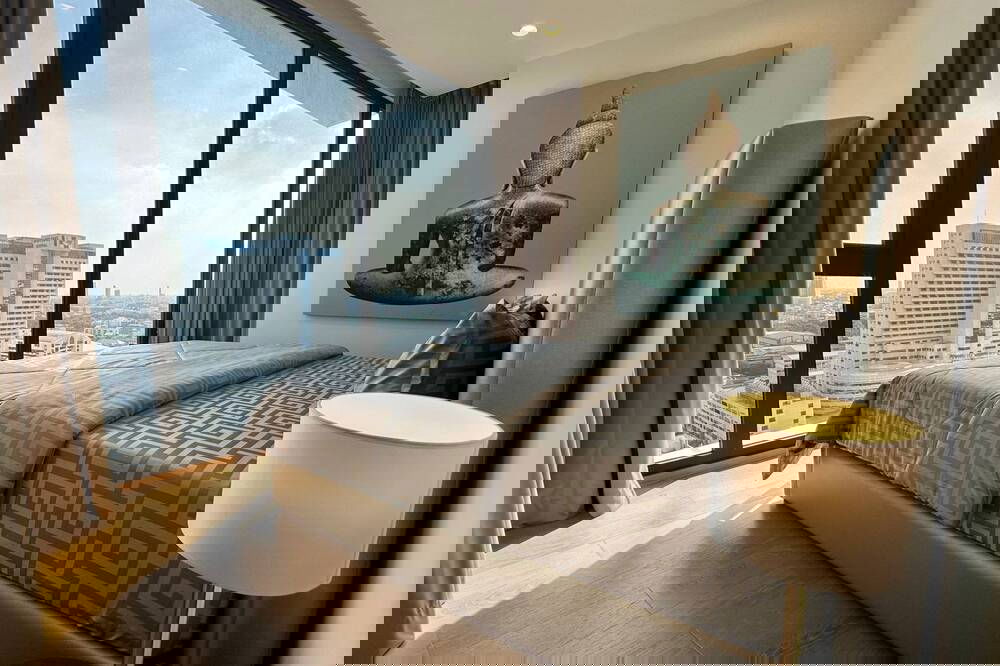 รูป 🔥 สำหรับเช่า !! ชั้นสูง 20++, ทำเลดี!! 🔥 Code C20260100011..........Anil Sathorn 12, 2 ห้องนอน, 2 ห้องน้ำ, แต่งครบ, พร้อมเข้าอยู่📣📣 - รูปที่ 8/12