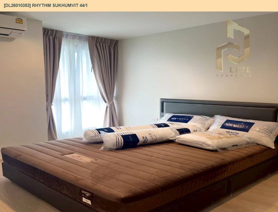 picture DL26010353 Condo for rent, Rhythm Sukhumvit 44/1 near BTS Phra Khanong, ready to move in, call urgently 0800343450 LineID @655ebbvc - 6/11