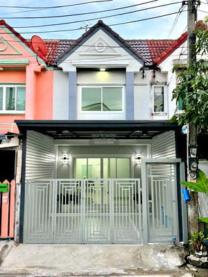 Townhouses for sale Makro Bangbuathong : For Sale Townhouse/Townhome  , Ban Tem Rak , Bang Khu Rat , Bang Bua Thong , Nonthaburi , CX-142929 ✅ Live chat with us ADD LINE @connexproperty ✅