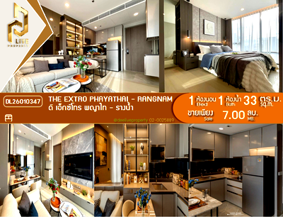 Condos for sale Central Chit Lom : DL26010347 Condo for sale, THE EXTRO Phayathai - Rangnam near -, ready to move in, call urgently 0656133286 LineID @534wlwof