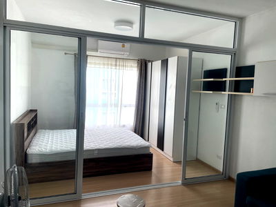 เช่าคอนโด ท่าพระ : พร้อยอยู่ ต้น ก.พ. 2569 UNIO จรัญ 3 (กั้น 1 นอน) 28 ตรม ตึก I ชั้น 7 ใกล้ MRT ท่าพระ 