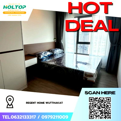 Condos for rent : #Z4084💥 120169 🔥 Condo for Rent: Regent Home Wutthakat