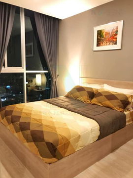 🚩 For Rent Condo NOBLE REVOLVE RATCHADA Building 1, Floor 10,1 bed room, Room size 26.00 sqm