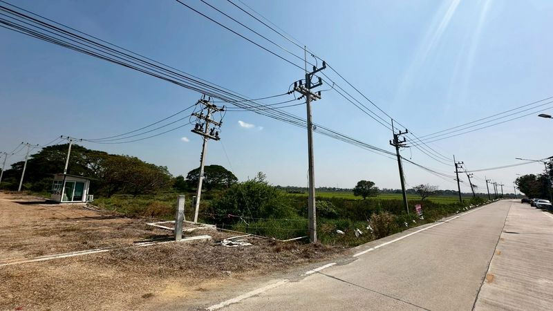 รูป ✨✨✨ขายที่ดิน📍 อ.สามโคก ปทุมธานี 14 ไร่ หน้ากว้างติดถนน  💼 เหมาะทำโรงงาน / นักลงทุนถือยาว ราคาดีมาก!  ✅ เพียงไร่ละ 1.2 ลบ. - รูปที่ 10/11