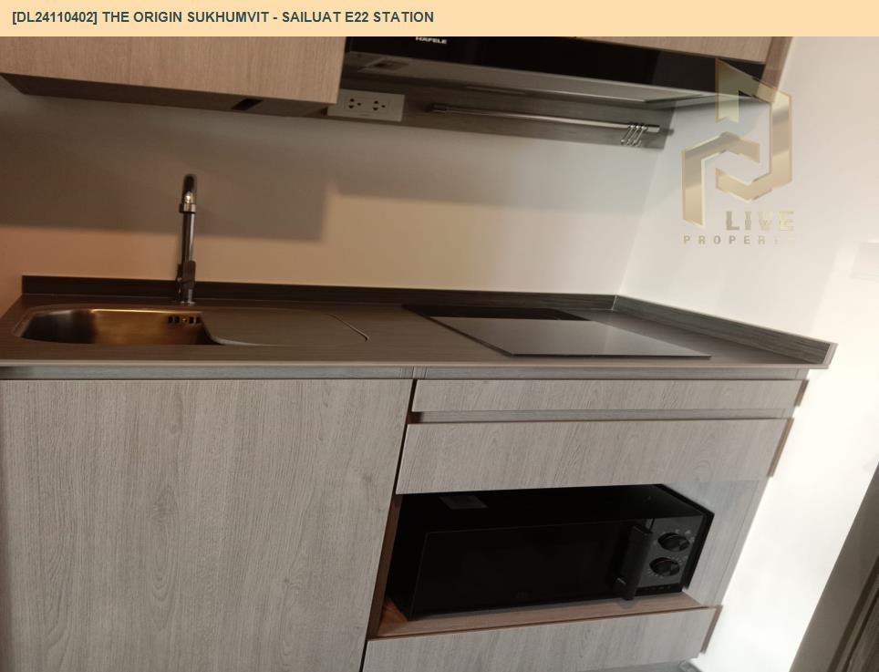 picture DL24110402 Condo for rent, THE ORIGIN SUKHUMVIT - SAILUAT E22 STATION near BTS Sai Luat, ready to move in, call urgently 0800343450 LineID @655ebbvc - 6/7