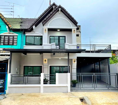 Townhouses for sale Makro Bangbuathong : For Sale Townhouse/Townhome  , Baan Rattanathani , Bang Rak Phatthana , Bang Bua Thong , Nonthaburi , CX-142935 ✅ Live chat with us ADD LINE @connexproperty ✅