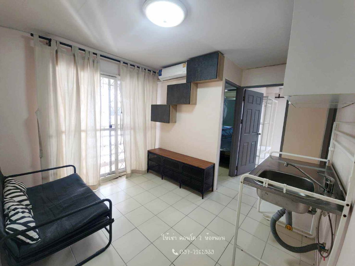 รูป ให้เช่าคอนโด อัสสกาญจน์ เพลส รามคำแหง 105/1 ห้องมุม 📲097-2161939 - รูปที่ 1/10