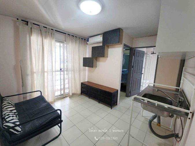 ให้เช่าคอนโด อัสสกาญจน์ เพลส รามคำแหง 105/1 ห้องมุม 📲097-2161939