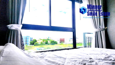 Condos for sale : Condo for Sale: Villa Lasalle Sukhumvit 105, Large 33 sq.m. Unit, near BTS Bearing Station.
