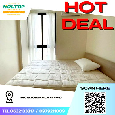 Condos for rent : #Z4090💥 120169 🔥 Condo for Rent: IDEO Ratchada-Huai Khwang