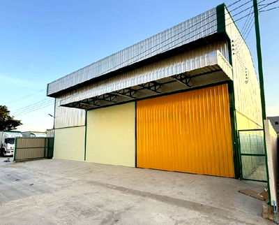 เช่าโรงงาน ถนนศรีนครินทร์-ร่มเกล้า : ให้เช่าโกดังพร้อมสำนักงาน ถนนพัฒนาชนบท 2 ลาดกระบัง ริมถนนพัฒนาชนบท 2 / เลียบถนนมอเตอร์เวย์ / พื้นที่โกดัง 387 ตารางเมตร/ รถเทรลเลอร์เข้าออกได้