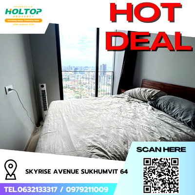 คอนโดให้เช่า : #R8799  🎉. 130169 ให้เช่าคอนโด Skyrise Avenue Sukhumvit 64