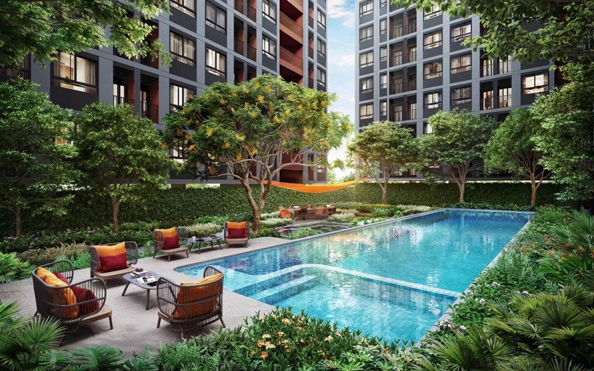 picture Condo for Rent – The Muve Bangna | Fully Furnished | Near BTS | 9,000 THB/month - 10/23