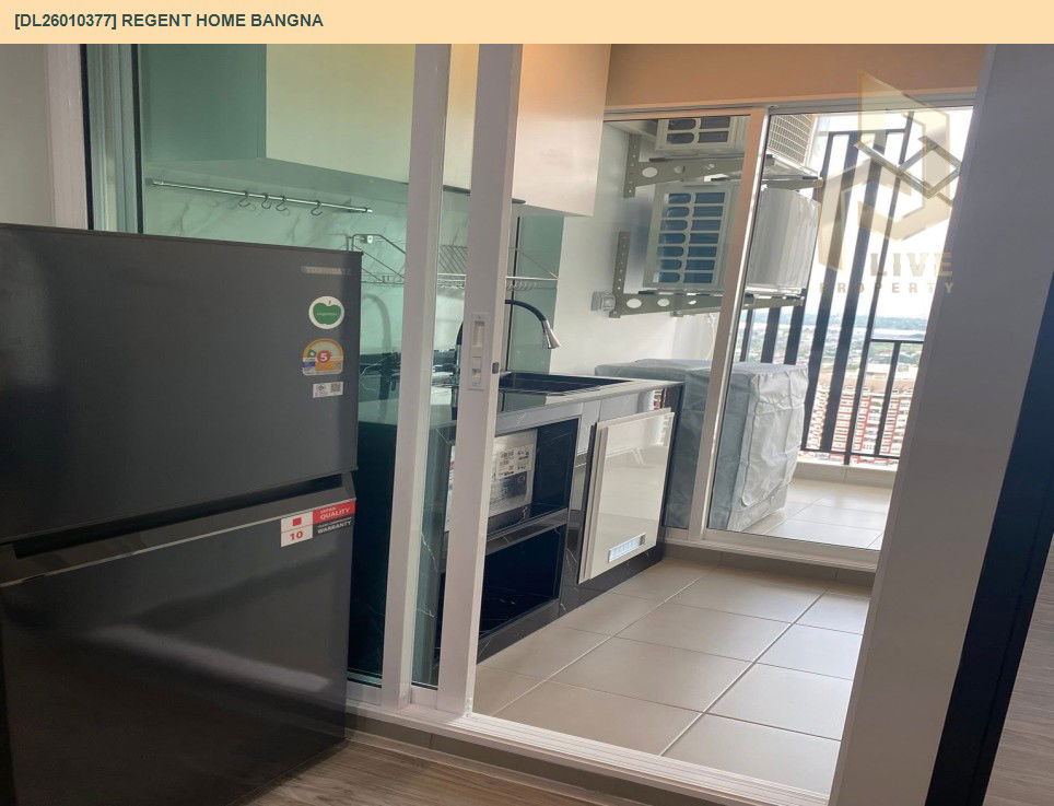 picture DL26010377 Condo for rent, Regent home bangna near BTS Bang Na, ready to move in, call urgently 0614453194 LineID @162cjixi - 5/7