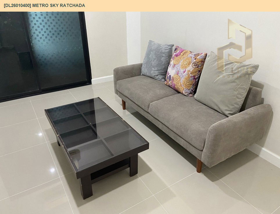 picture DL26010400 Condo for rent, Metro Sky Ratchada near MRT ห้วยขวาง, ready to move in, call urgently 0653619502 LineID @534wlwof - 2/7