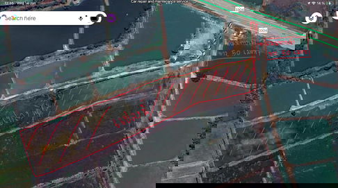 ขายด่วน 960,000/ไร่ ที่ดินสวย 14 ไร่ ติดถนน 3304 แหลมประดู่ บ้านโพธิ์ ฉะเชิงเทรา