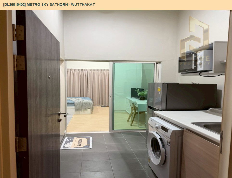 picture DL26010402 Condo for rent, Metro Sky Sathorn - Wutthakat near BTS Wutthakat, ready to move in, call urgently 0614453194 LineID @162cjixi - 9/12