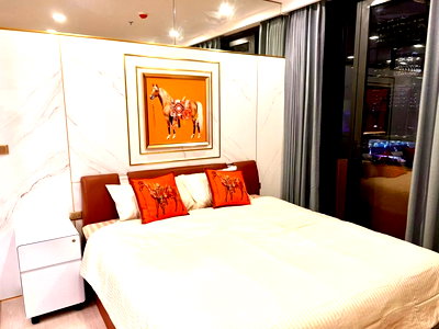 คอนโดให้เช่า : P-42414 ให้เช่า คอนโด วันไนน์ไฟว์ อโศก-พระราม 9 Rama IX Rd, Huai Khwang, Bangkok พร้อมอยู่ ราคาถูก Line Id @easythaihome 085-592-2897