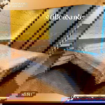 Villa Asoke 💫 ห้องแต่งสวย ครบทุกอย่าง 💫 ใกล้ MRT เพชรบุรี