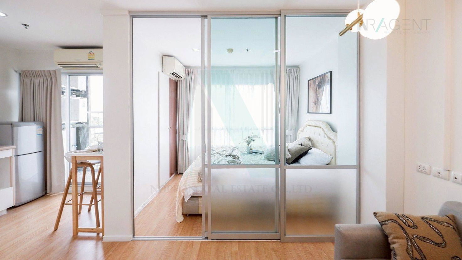 picture ðš For Sell Condo LUMPINI VILLE LASALLE - BEARING Building A, Floor 8,1 bed room, Room size 26 sqm - 2/8