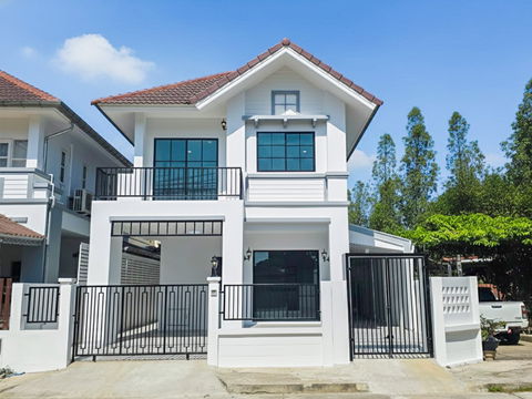 5 นาทีถึง BTS คูคต บ้านแฝดเสนากรีนวิลล์ ทำเลทอง ลำลูกกา-พหลโยธิน เชื่อมต่อวิภาวดี-โทลล์เวย์ ตกแต่งใหม่พร้อมอยู่ ราคาดีที่สุดในย่าน 3.39 ลบ.