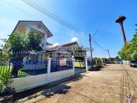 ขายบ้านเดี่ยวรีโนเวทใหม่ วิวสระน้ำ พระประโทน–เมืองนครปฐม 60.3 ตร.วา | หน้าบ้านทิศเหนือ | ใกล้องค์พระ–ศูนย์ราชการ–เซ็นทรัลนครปฐม