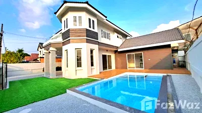 Houses for rent Rubberland : 3 Bedrooms Pool Villa for rent at Suk Em Garden Home 5917681