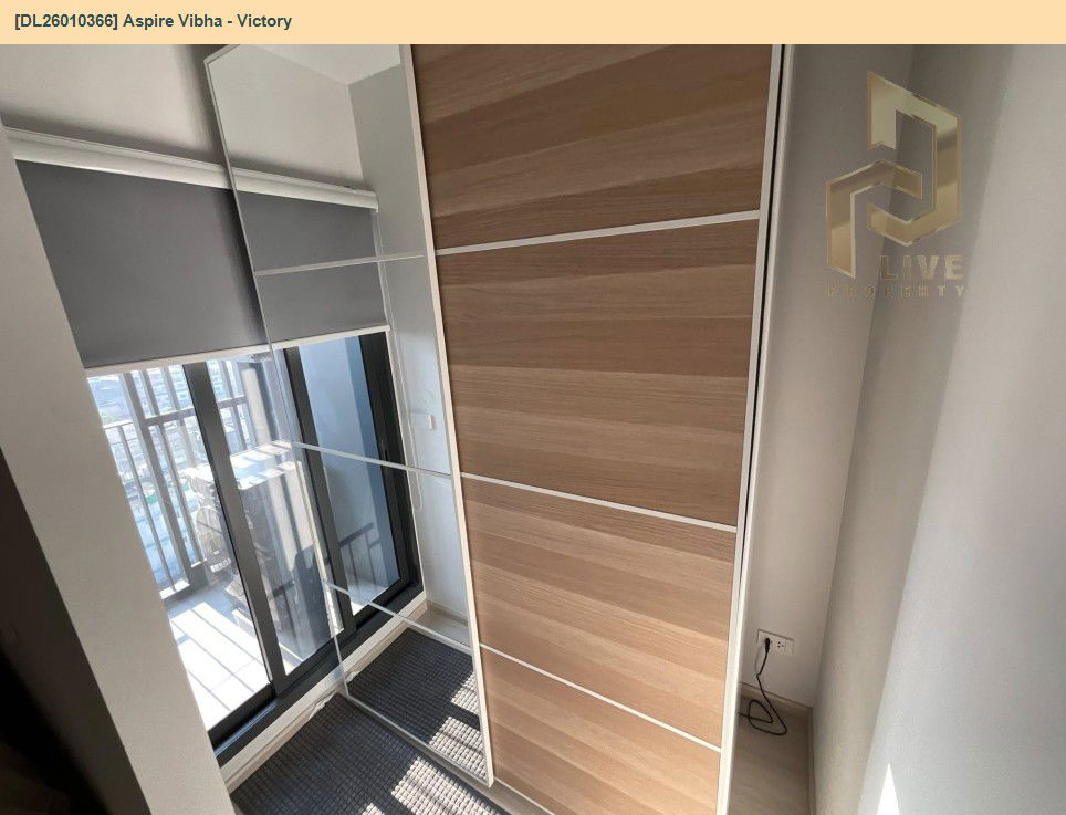 picture DL26010366 Condo for rent, Aspire Vibha - Victory near ARL Phaya Thai , ready to move in, call urgently 0656133286 LineID @534wlwof - 7/10