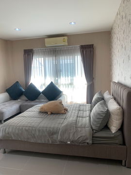 ให้เช่าบ้านหลังมุม หมู่บ้านพัฒนาศิริ 56 ตร วา คลอง2 ลำลูกกา ติดถนนใหญ่ ใหม่และสวยจริงจัง แต่งสไตส์โรงแรม เฟอร์นิเจอร์ครบเข้าอยู่ได้เลย