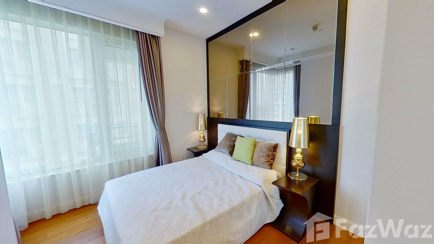 รูป คอนโดให้เช่า 2 ห้องนอน ในโครงการ คิว หลังสวน 660224 - รูปที่ 6/7