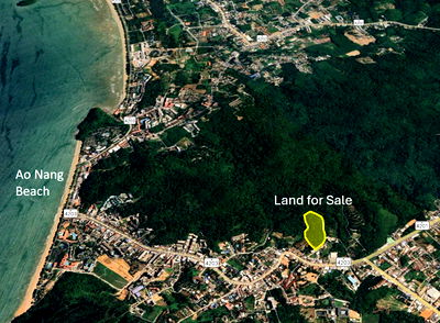 Land for sale Muang Krabi Krabi : Land for Sale - Ao Nang, Krabi 17-0-62.4 rais