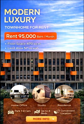 Townhouses for rent Chandrakasem Rajabhat University : 🔺🔺Britton Ladprao 41🔺🔺 Luxury homes in the heart of the city