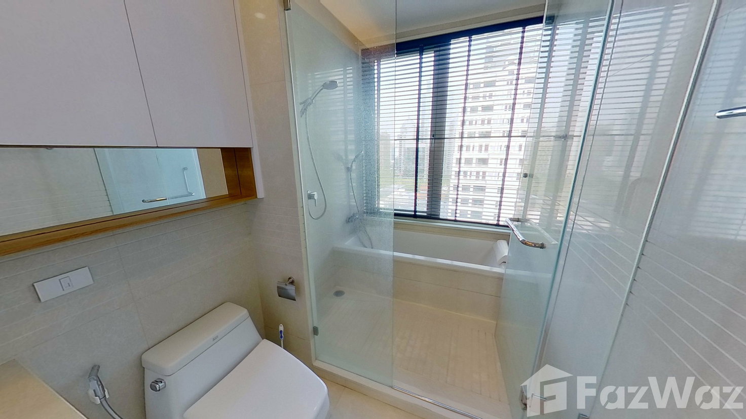 รูป คอนโดให้เช่า 2 ห้องนอน ในโครงการ คิว หลังสวน 660224 - รูปที่ 5/7