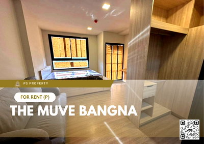 Condos for rent Mega Bangna : For Rent ✨ THE MUVE Bangna ✨ Fully furnished with appliances. Near BTS Sri Eiam.