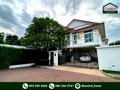 ขายบ้านเดี่ยว : บ้านเดี่ยว นันทวัน แจ้งวัฒนะ - ราชพฤกษ์ แปลงมุม