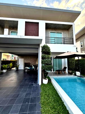 ขายบ้านเดี่ยว : ขายบ้าน Pool Villa สองชั้น  3 ห้องนอน  3 ห้องน้ำ  1 ห้องครัว  2 ที่จอดรถ