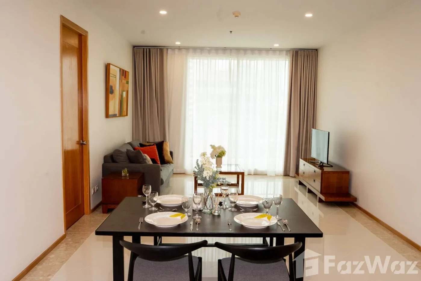 รูป คอนโดให้เช่า 2 ห้องนอน ในโครงการ ดิ เอ็มไพร์ เพลซ 5950077 - รูปที่ 1/11