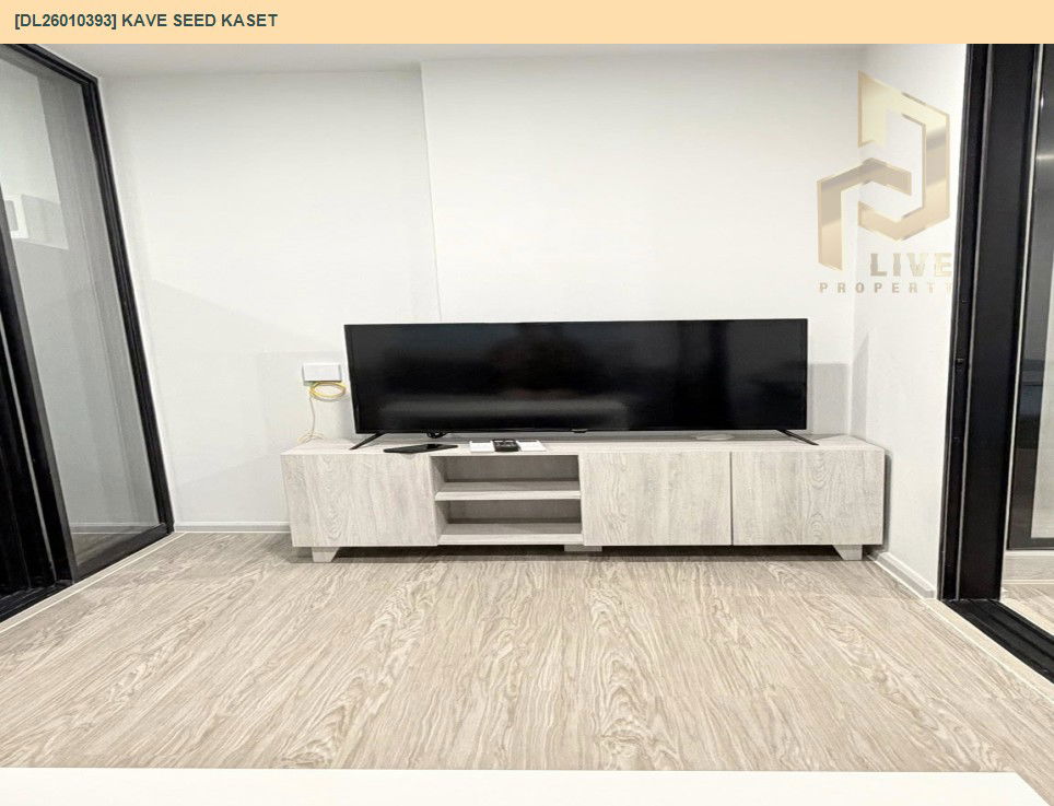 picture DL26010393 Condo for rent, Kave Seed Kaset near -, ready to move in, call urgently 0656133286 LineID @534wlwof - 4/8