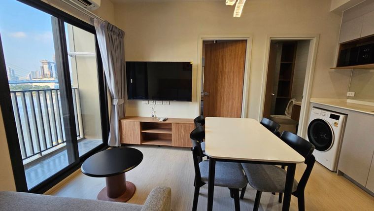 🥳[RAR2601-2371] NUE ริเวอร์เรสต์ ราษฎร์บูรณะ. ตึก G, ชั้น 16*มีเครื่องซักผ้า *วิวเจ้าพระยา & วิวตึกกสิกร💚Line id: @thefirstagent **